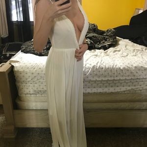 roman style maxi dress
